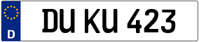 Truck License Plate